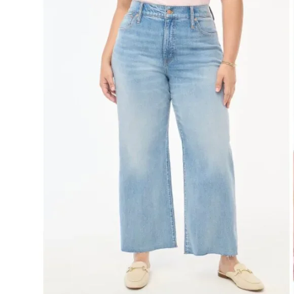 J.Crew Wide-leg cropped jean in all-day stretch - Picture 5 of 14